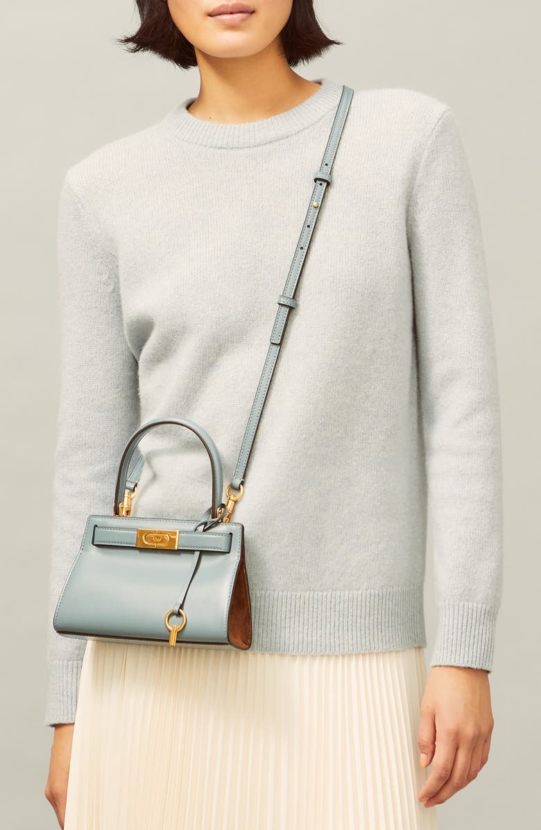 Tory Burch Lee Radziwill Nano Leather Bag, Alternate, color,