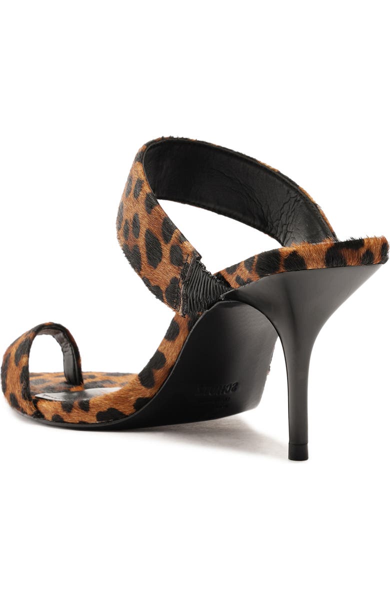 Schutz Melina Pointed Toe Slide Sandal, Alternate, color, Leopard