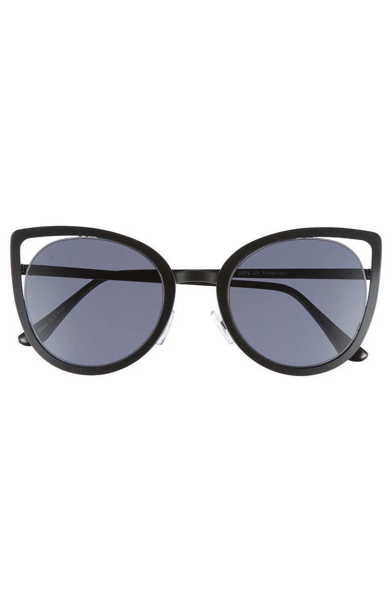 BP. 53mm Cutout Cat Eye Sunglasses, Alternate, color, 