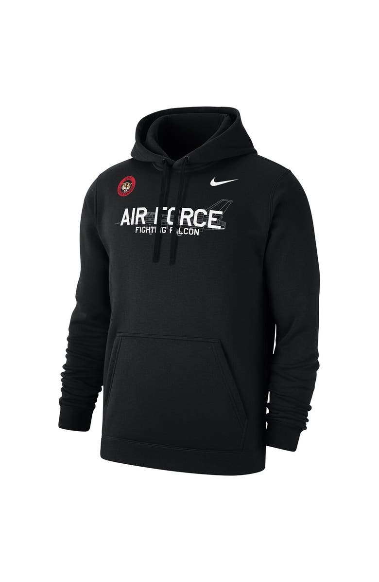 Nike Men's Nike Black Air Force Falcons APLS Fighting Falcon Collection Club Fleece Hoodie, Alternate, color, Black