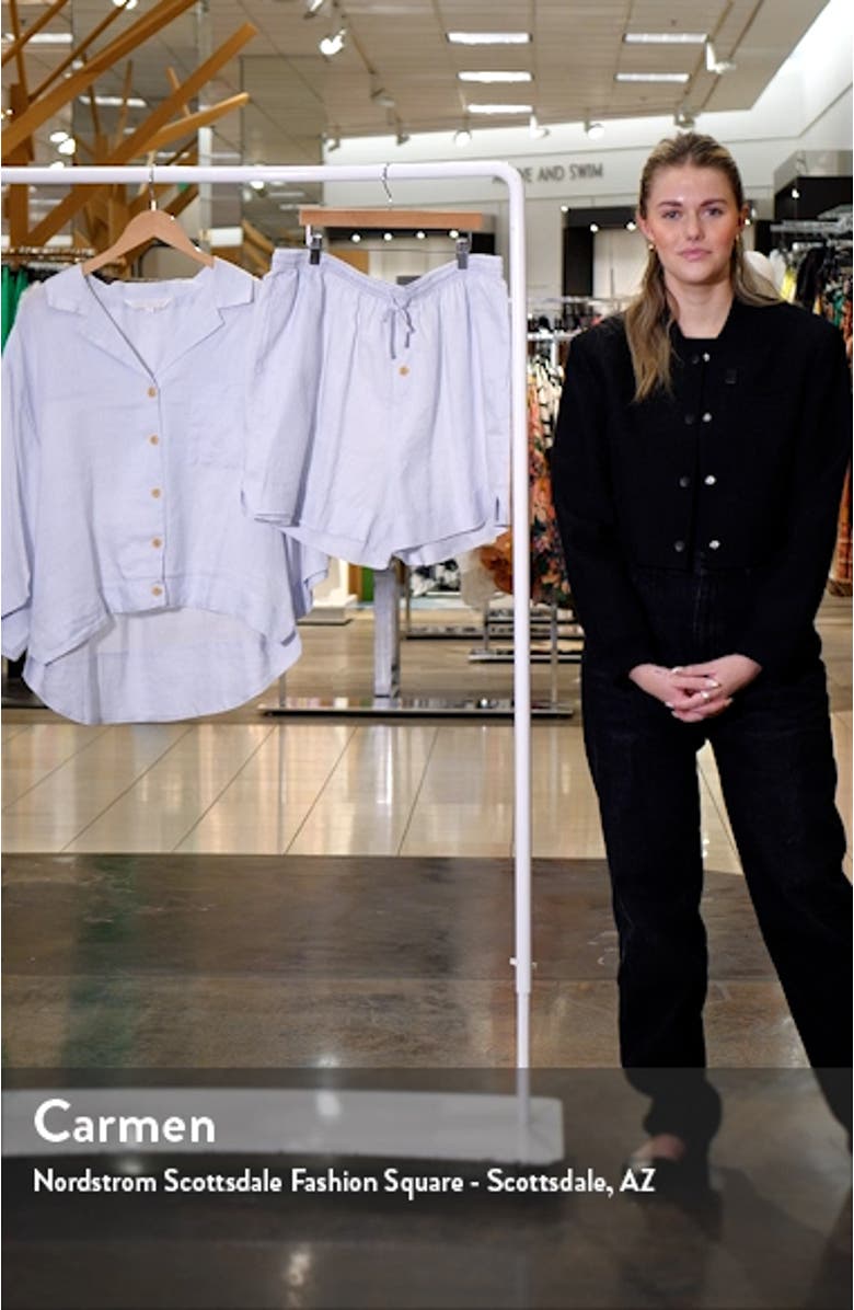 Women's Riviera Linen Short Pajamas, sales video thumbnail