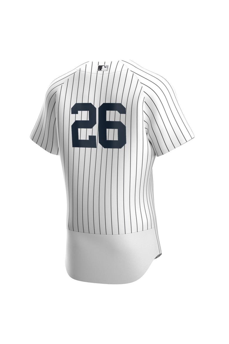 Men's Nike DJ LeMahieu White/Navy New York Yankees Home Authentic Player Jersey, Alternate, color, White
