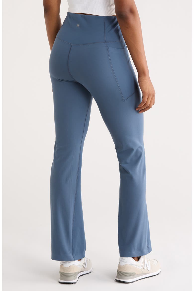Revive Flare Leggings, Alternate, color, SPACE BLUE