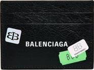 Balenciaga Cash Leather Card Case