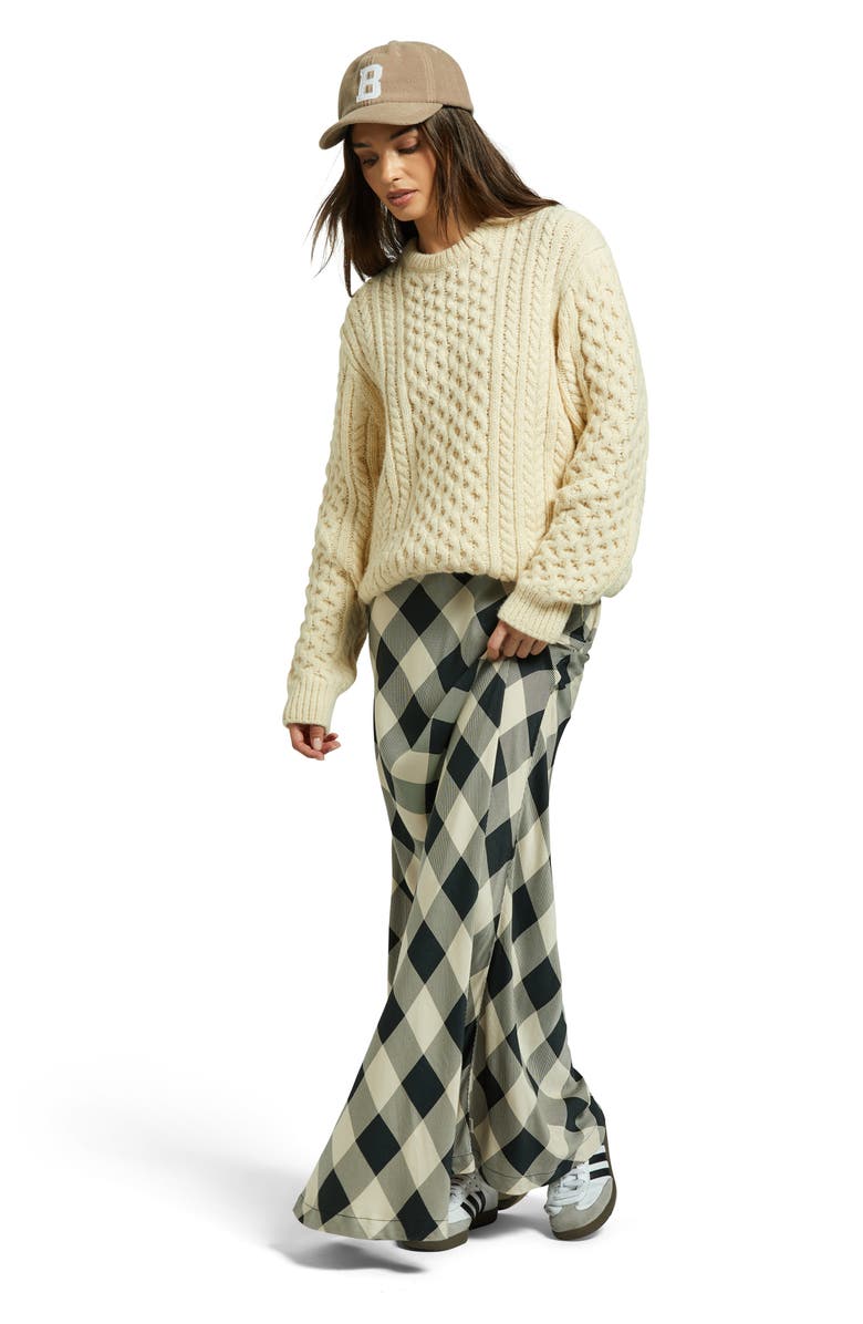 Brixton Plaid Maxi Skirt, Alternate, color,