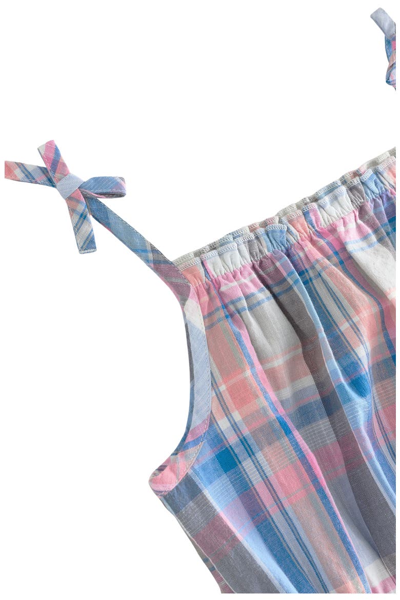 Kids' Print Tie Shoulder Cotton Top, Alternate, color, BLUE