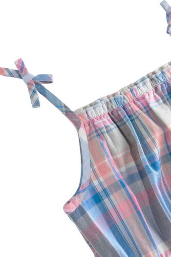 Kids' Print Tie Shoulder Cotton Top