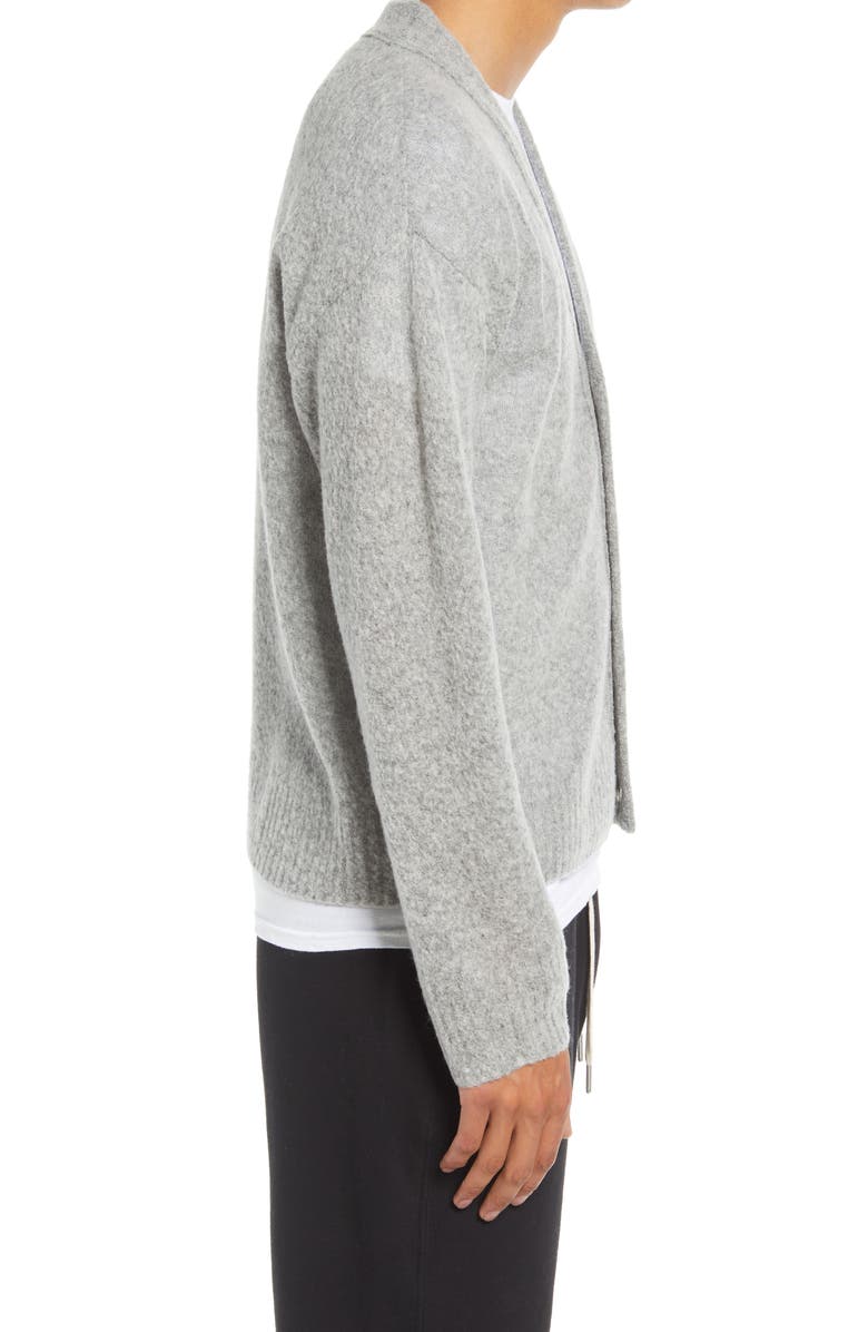 John Elliott Powder Knit Wool Blend Cardigan Sweater, Alternate, color,