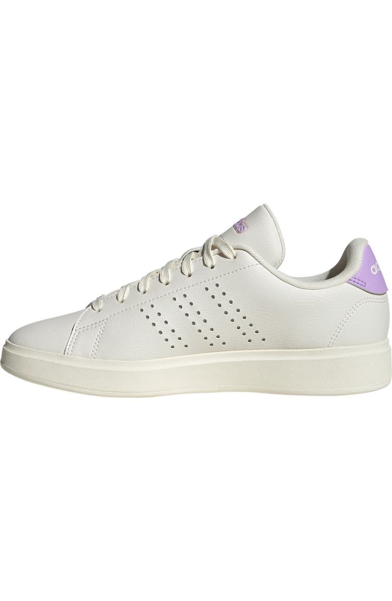 adidas Advantage 2.0 Sneaker, Alternate, color, Off White/ Off White/ Plum