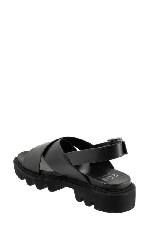 Shop Eos Footwear Flighty Slingback Platform Sandal In Black