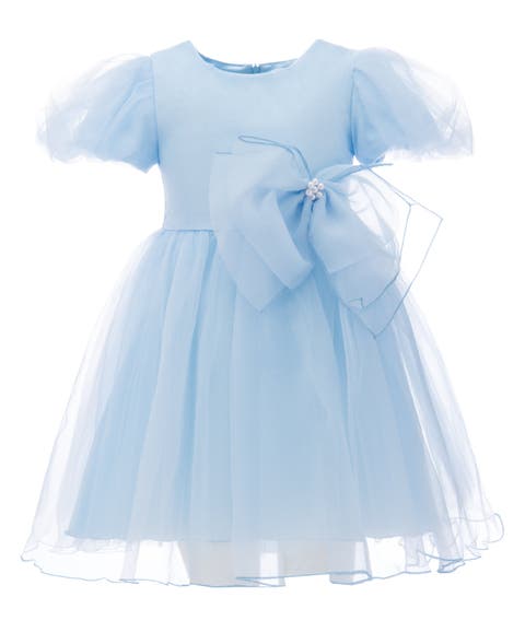 Bow Organza Dress (Toddler, Little Kid & Big Kid)