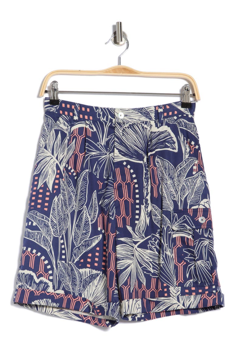 Oasis Nia Short, Alternate, color, NAVY