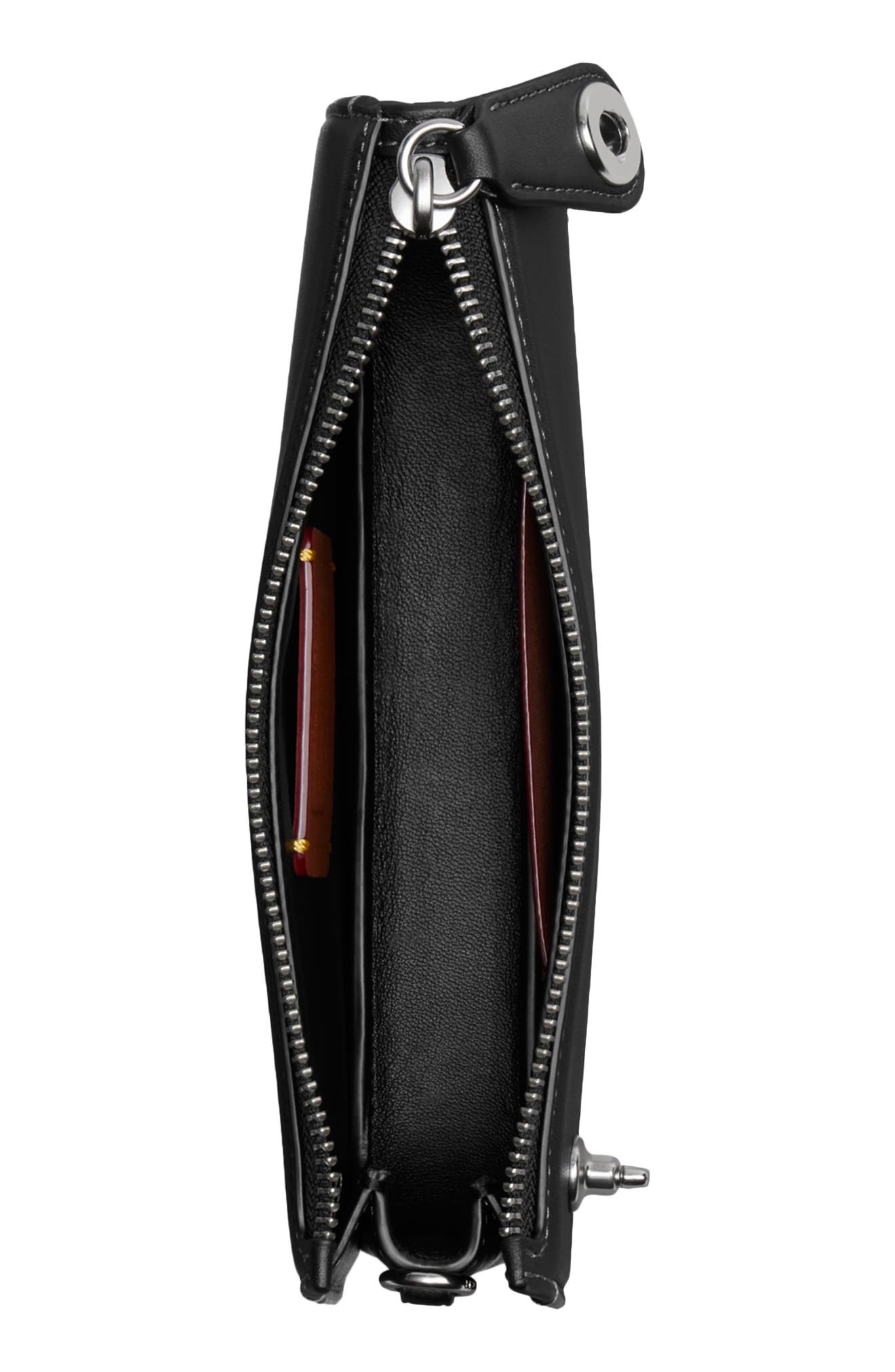 COACH Penn Leather Shoulder Bag, Alternate, color, 