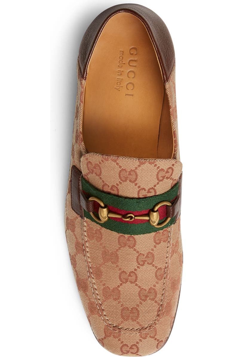Gucci Horsebit Collapsible Leather Loafer, Alternate, color,