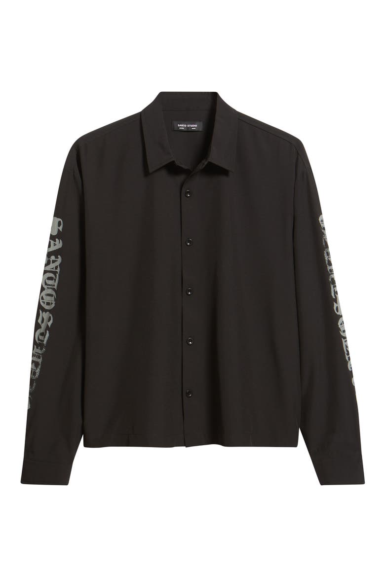 Arman Tsarukyan Edition - Button-Up Shirt, Alternate, color, BLACK