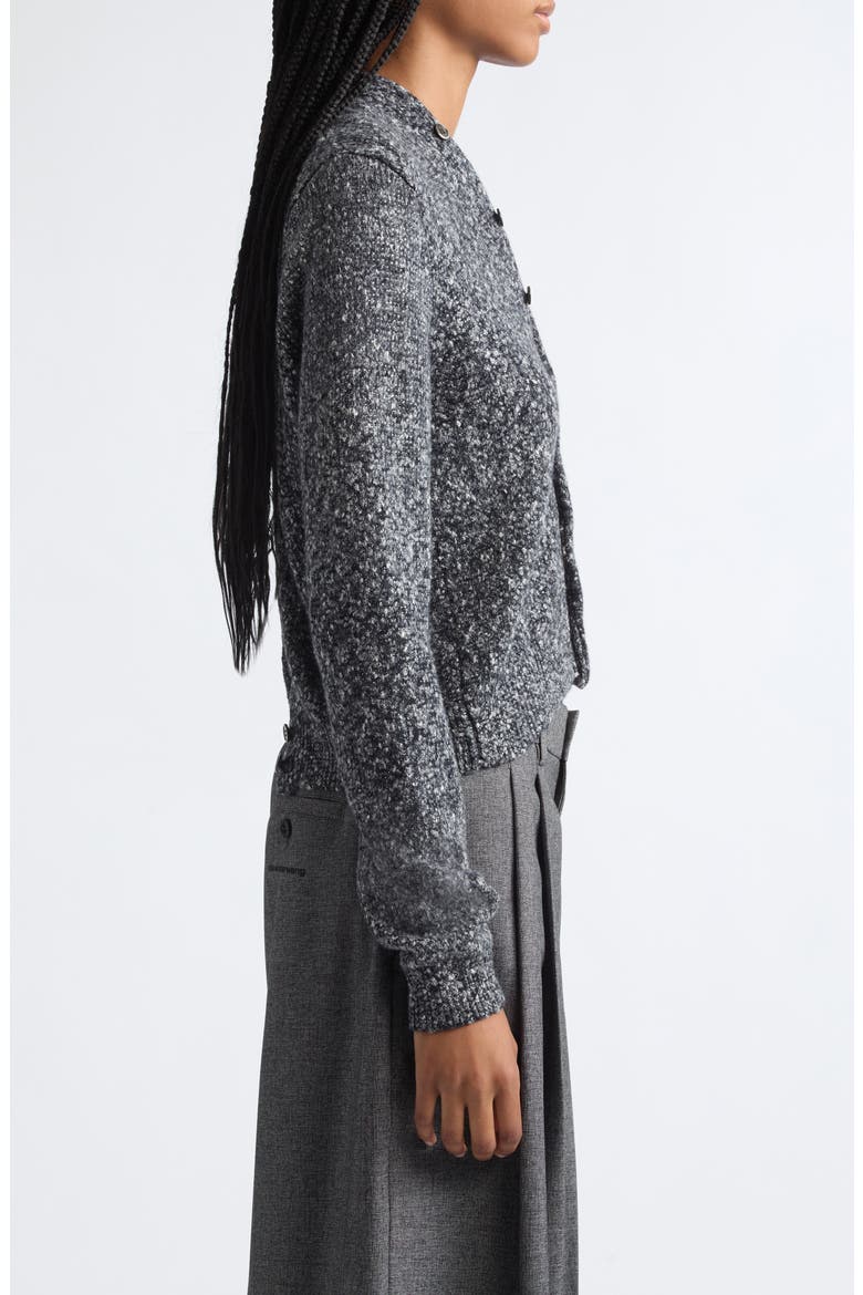 Shrunken Cardigan, Alternate, color, CHARCOAL