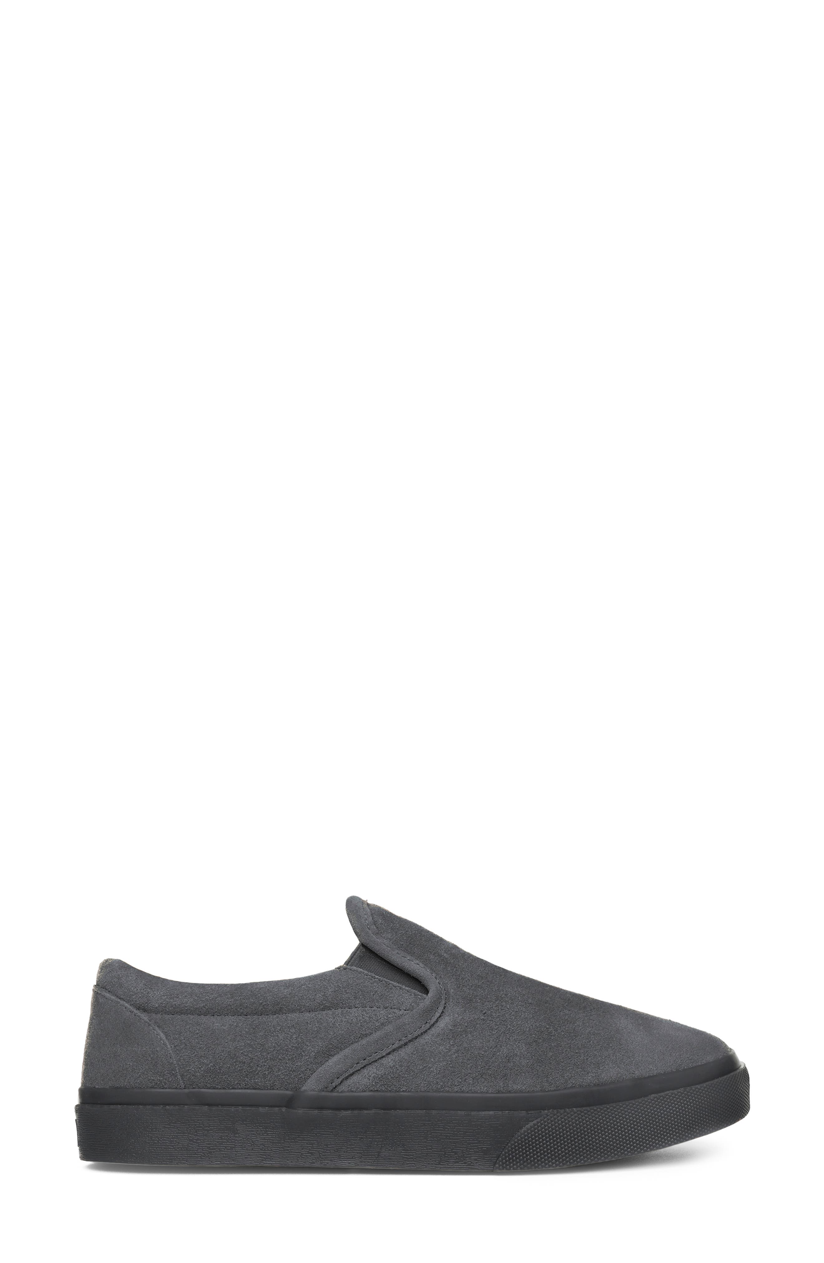 Minnetonka Alden Slipper, Alternate, color, Charcoal