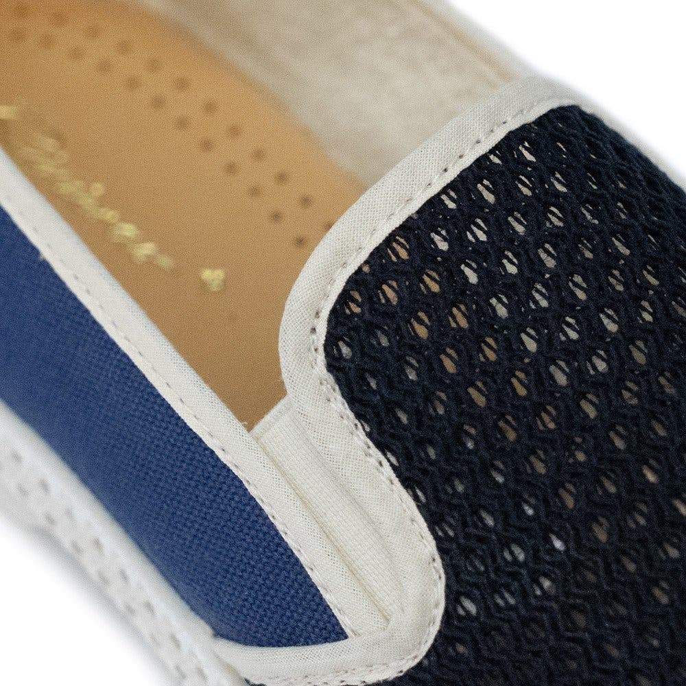 Rivieras Classic Match Cotton Cavas & Mesh, Alternate, color, Light Blue & Navy