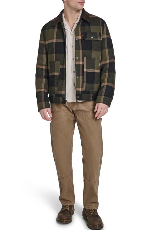 Levi's Quilted Work Jacket In Black