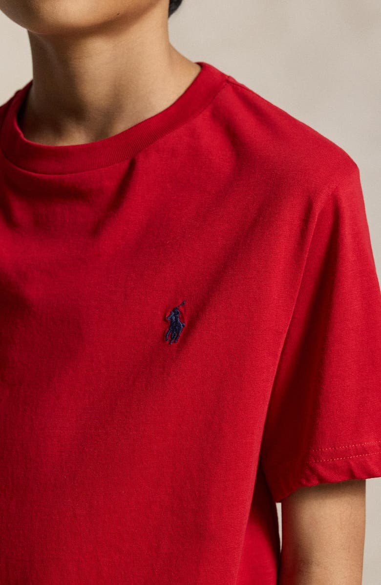 Polo Ralph Lauren Kids' Cotton Jersey T-Shirt, Alternate, color, Rl Red