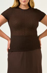 Estelle Naomi Texture Knit Top