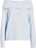 BP. Bouclé Off the Shoulder Sweater