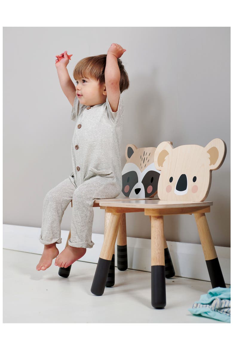 Forest Racoon Chair, Alternate, color, MULTI