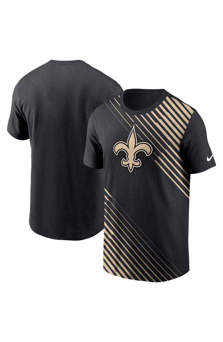 Nike Men's Nike Black New Orleans Saints Yard Line Fashion Asbury T-Shirt, Main, color, Black