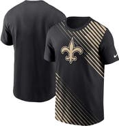 Nike Men's Nike Black New Orleans Saints Yard Line Fashion Asbury T-Shirt