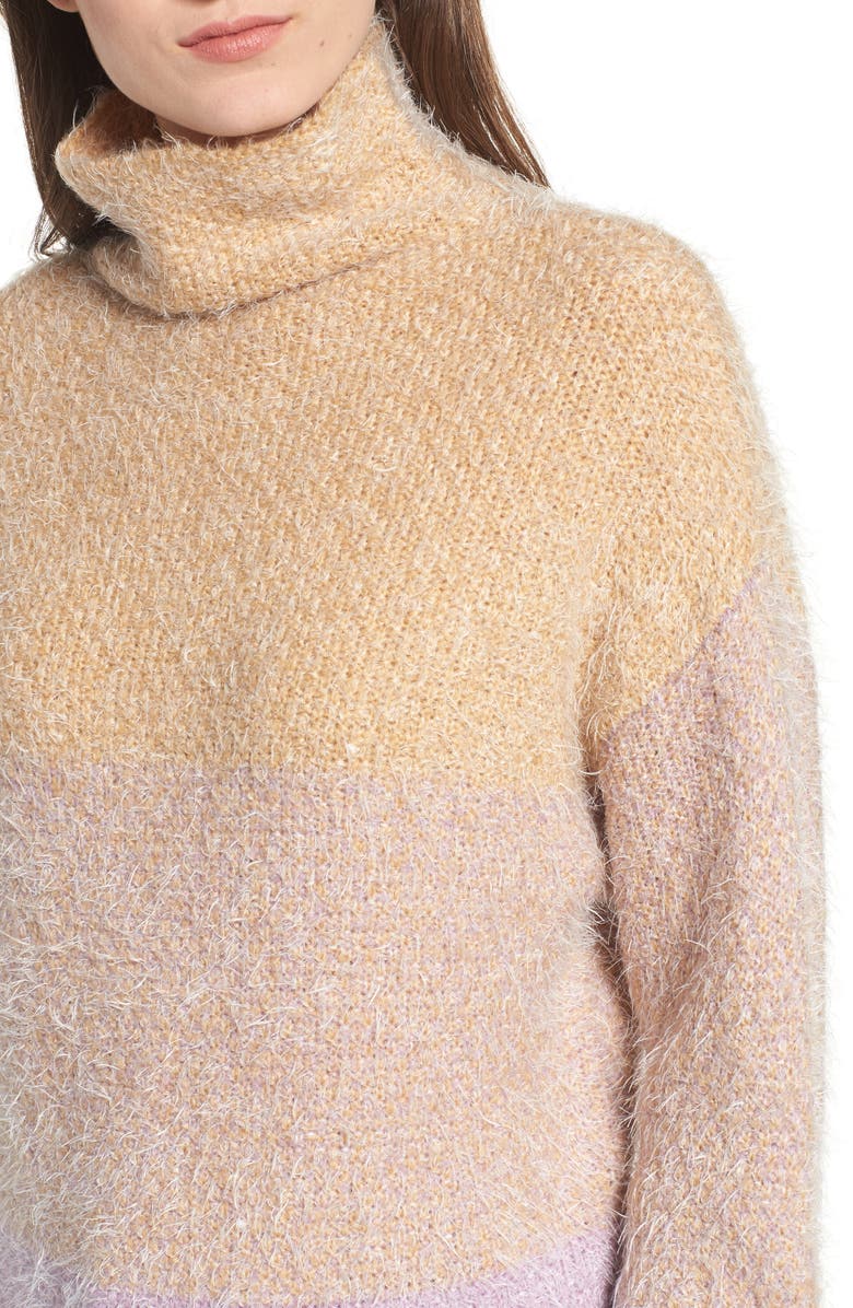 BP. Ombré Eyelash Sweater, Alternate, color, 