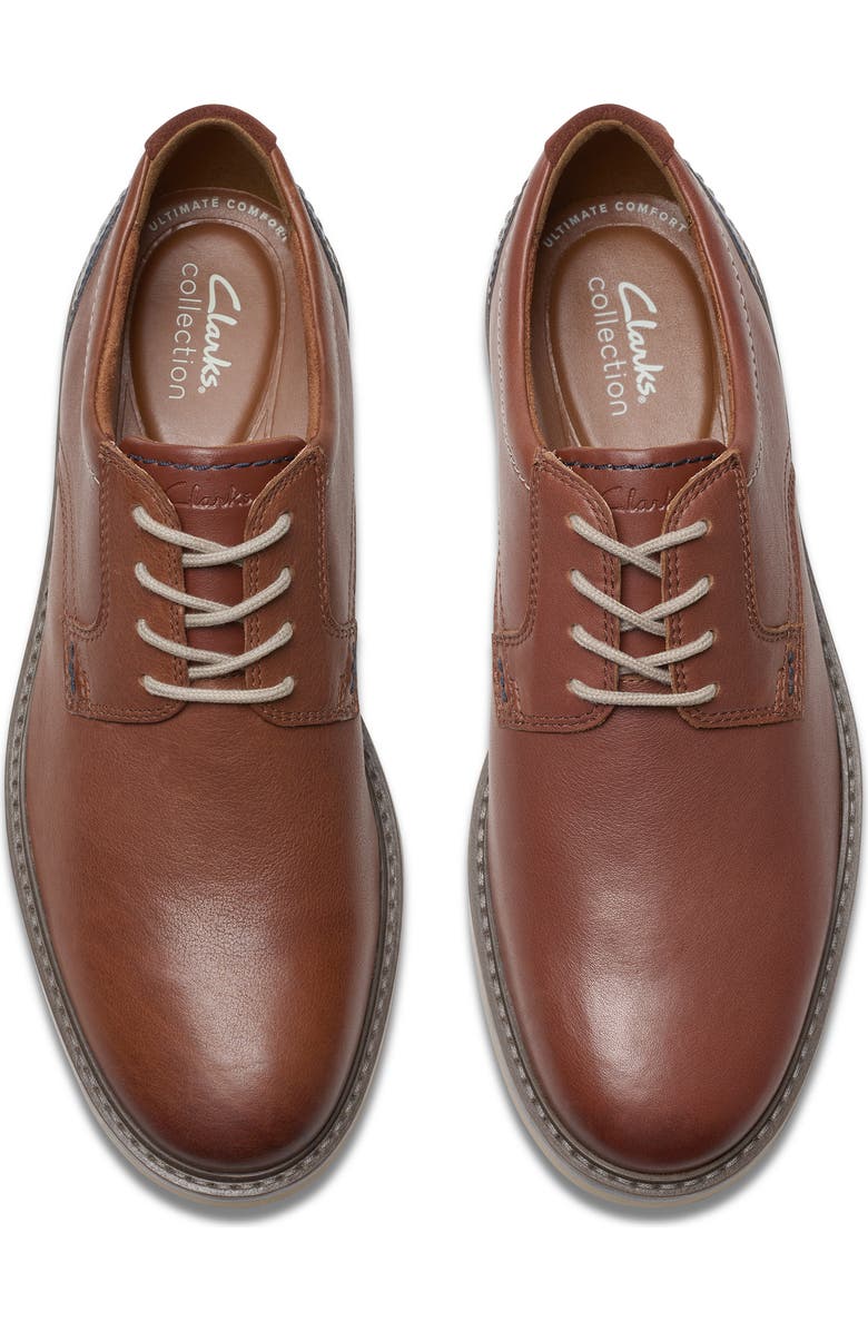Clarks<sup>®</sup> Radcliff Plain Toe Derby, Alternate, color, Tan Leather