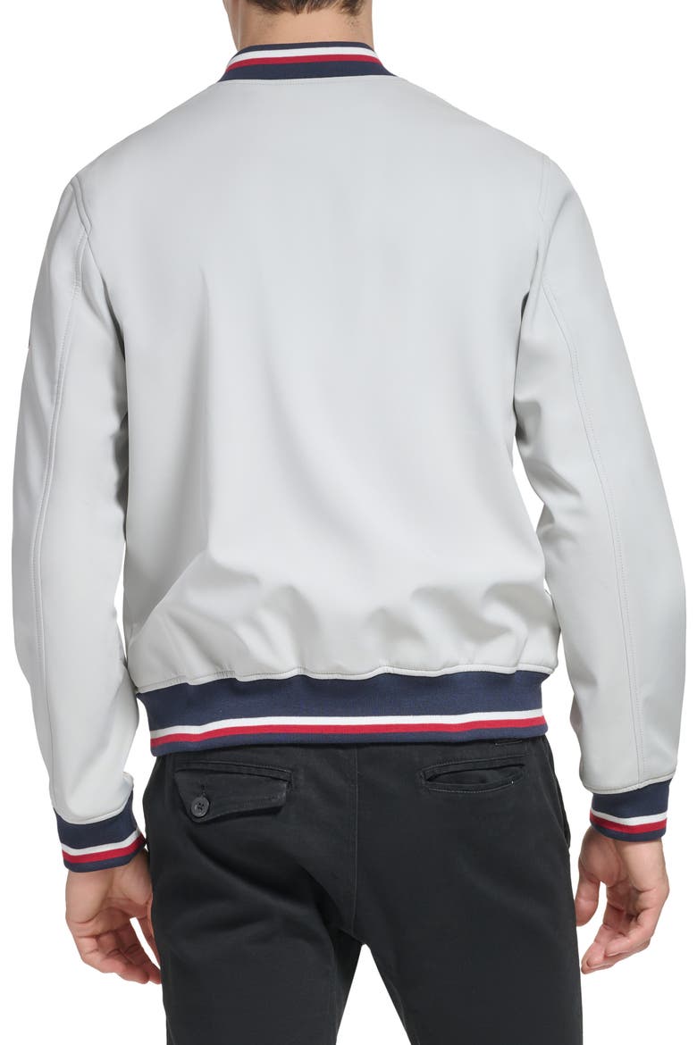 Soft Shell Bomber Jacket, Alternate, color, ICE
