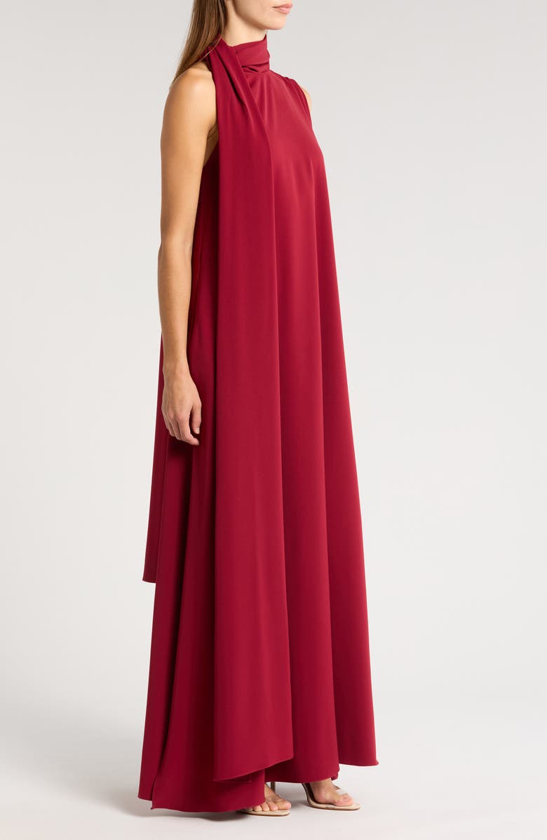 Black Halo Women's Henna Gown, Alternate, color, Crimson