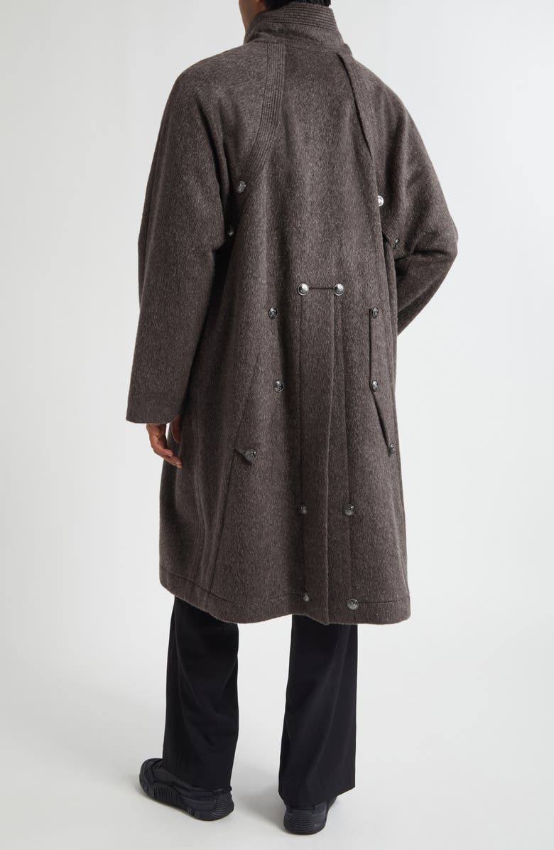 KIKO KOSTADINOV Kormos Miltary Coat, Alternate, color, Washed Brown/ Slate Grey