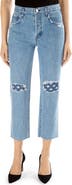 J Brand Wynne High Waist Crop Straight Leg Jeans