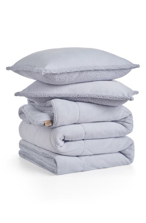 Avery Faux Shearling Comforter & Shams Set