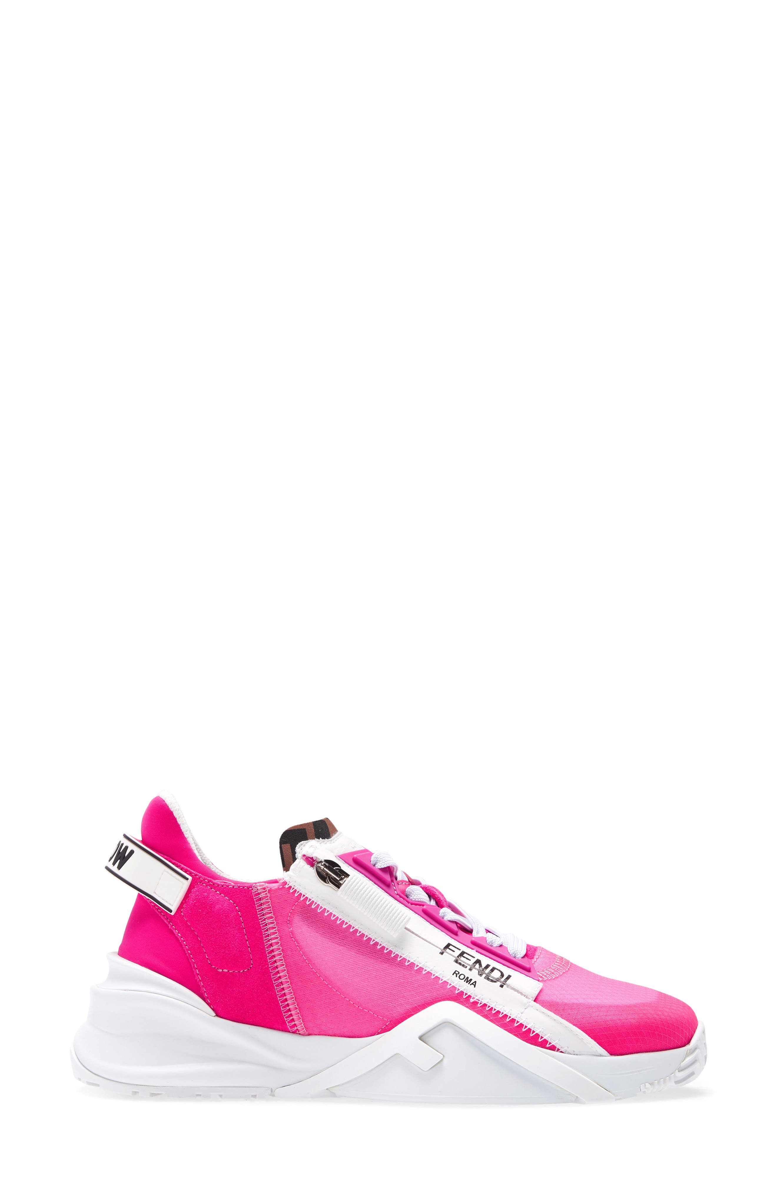 Fendi Flow Logo Low Top Sneaker, Alternate, color, 