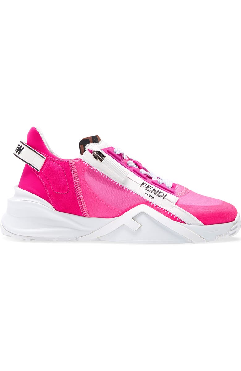 Fendi Flow Logo Low Top Sneaker, Alternate, color,
