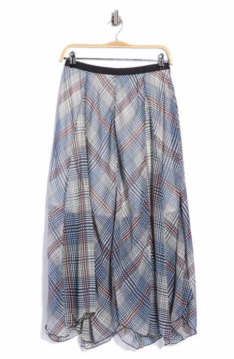 Printed Pull-On Maxi Skirt