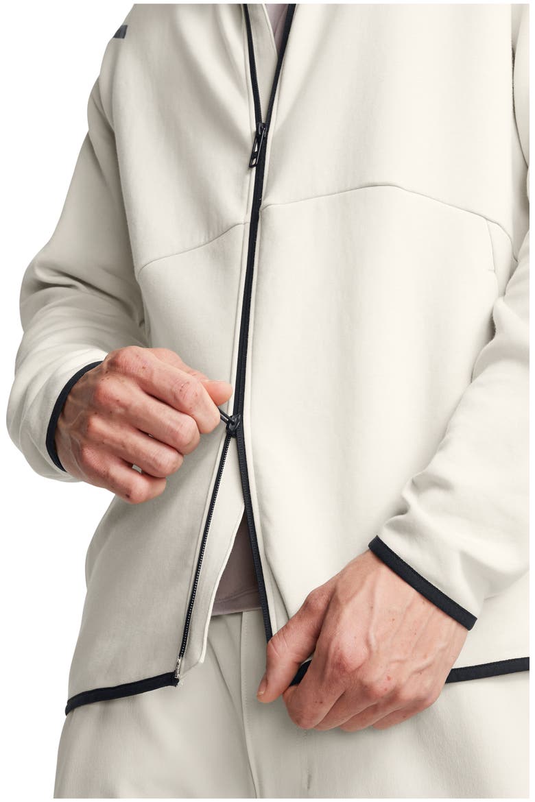 Unstoppable Fleece Zip Hoodie, Alternate, color, 110 SUMMIT WHITE