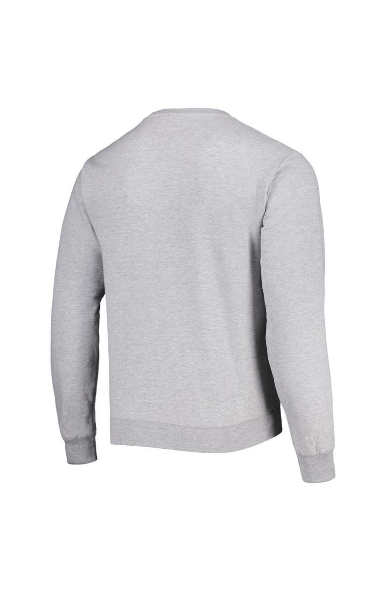 LEAGUE COLLEGIATE WEAR Men's League Collegiate Wear Gray Oregon Ducks 1965 Arch Essential Pullover Sweatshirt, Alternate, color,