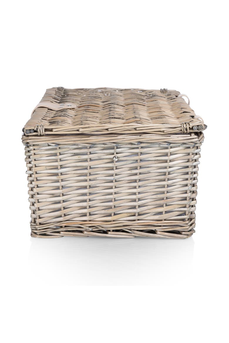 Classic Picnic Basket for 2, Alternate, color, Beige Canvas