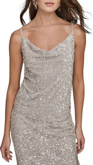 Donna Karan New York Sequin Cowl Neck Camisole