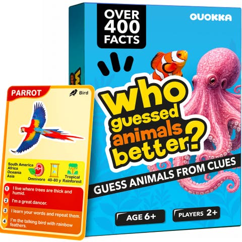 Who Guess It Better Visual Clue Card Game Collection