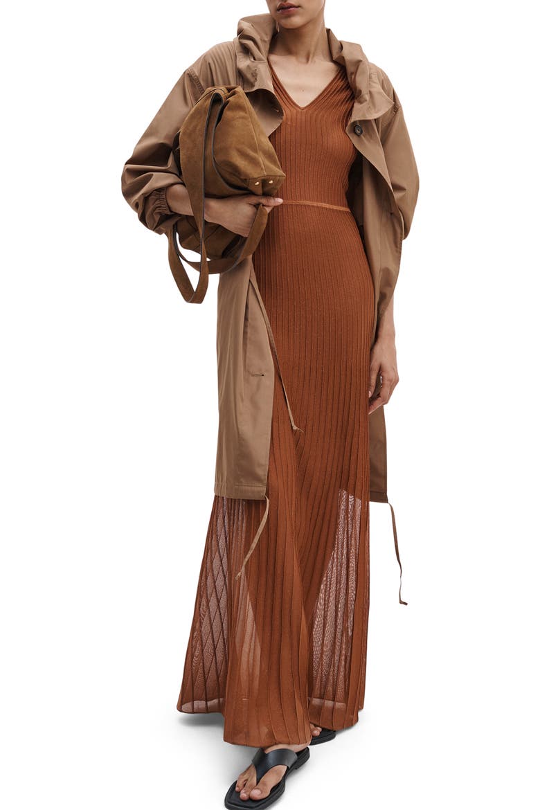 Aubrey Maxi Dress, Alternate, color, RUST