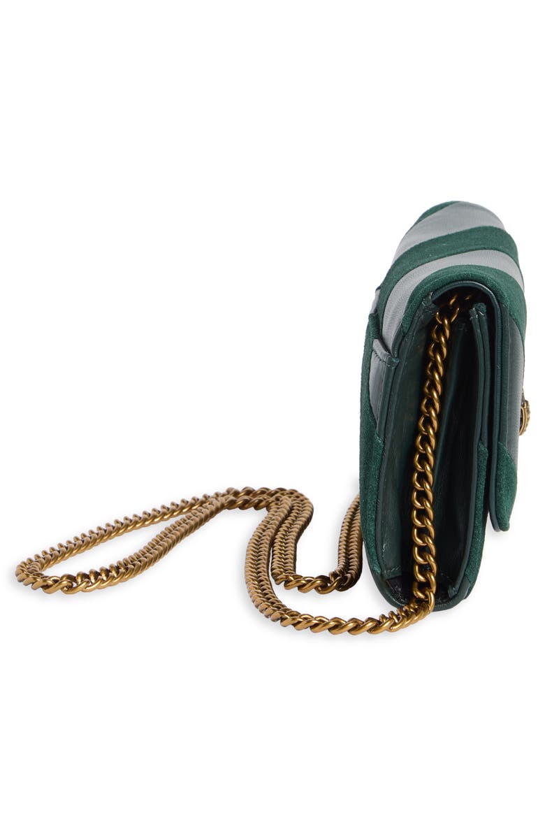 Kurt Geiger London Soho Wallet on a Chain, Alternate, color, Dark Green