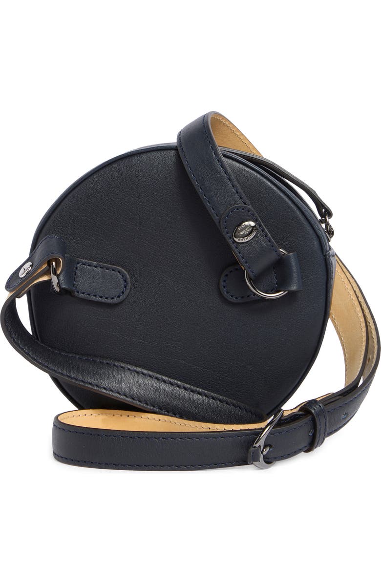 Longchamp Embossed Circular Belt Bag, Alternate, color, Midnight Blue