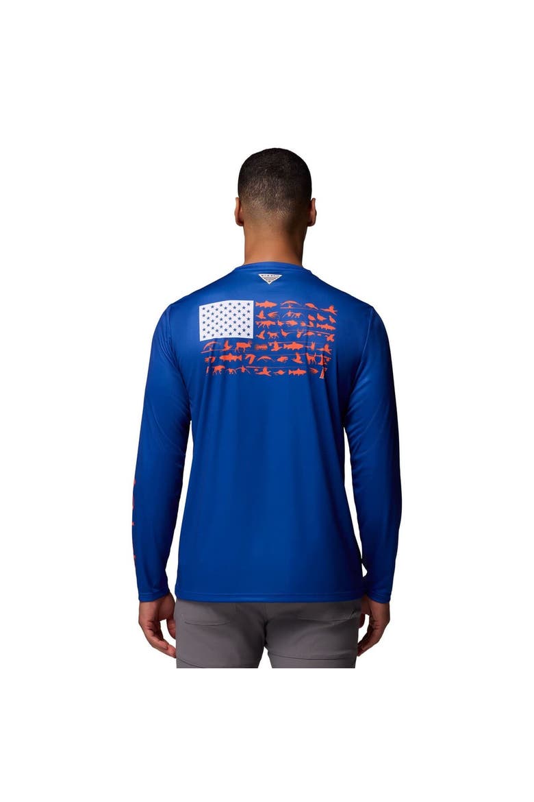 Men's Columbia  Royal Florida Gators PHG Terminal Shot Long Sleeve T-Shirt, Alternate, color, Royal
