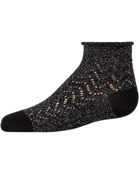 Fuzzy Shimmer Anklet Socks