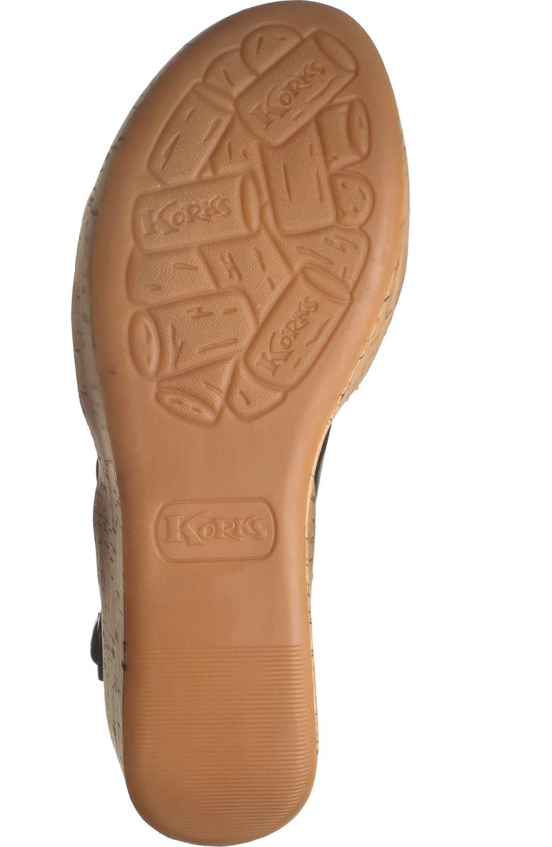 KORKS Adela Platform Wedge Sandal, Alternate, color,